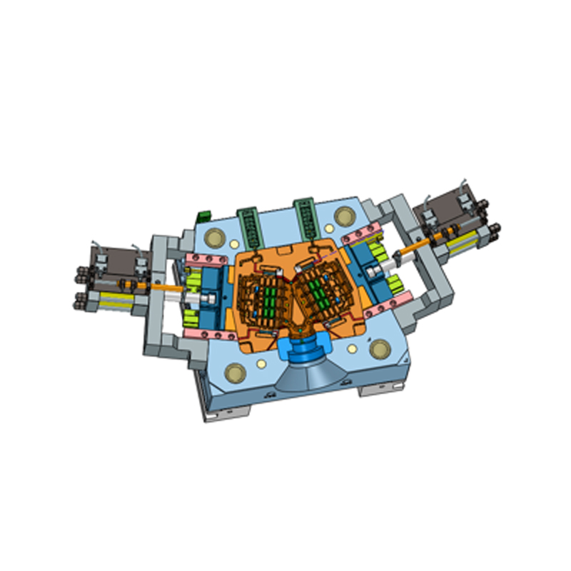 Aluminium gegoten batterijcompartimentplaat Eén mal Twee gaten Aluminium gegoten batterijcompartimentplaat Eén mal Twee gaten