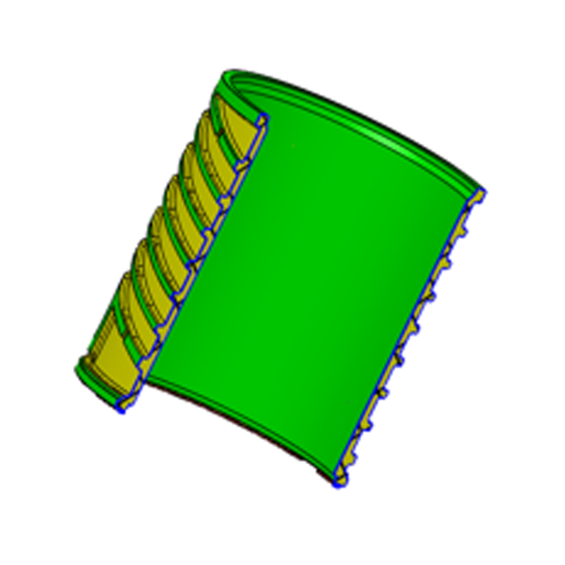 Aluminium spuitgieten koelwatermantel Aluminium spuitgieten koelwatermantel