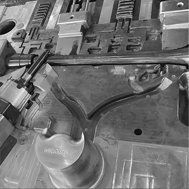 Gegoten behuizing van aluminiumlegering